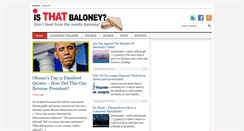 Desktop Screenshot of isthatbaloney.com