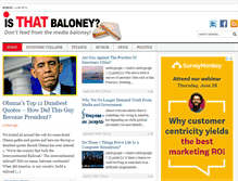 Tablet Screenshot of isthatbaloney.com